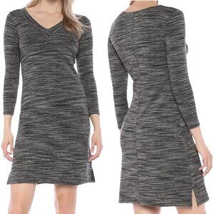 NWOT Daily Ritual Supersoft Terry V-Neck Mini Dress Women's Large Gray T-Shirt